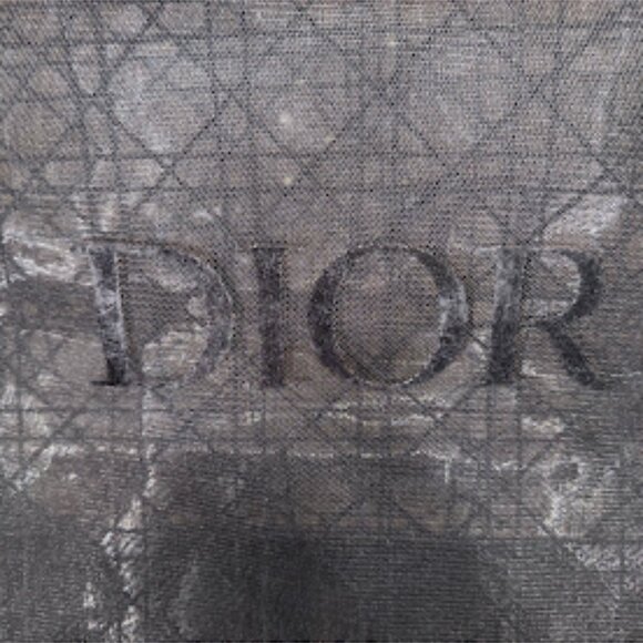 NEW Dior Beauty Black Mesh Tote and Pouch~ Matching Set~ Luxury~ VIP GWP (D13) - Picture 5 of 7